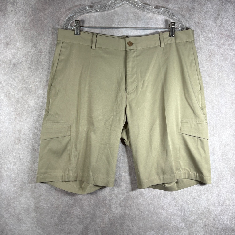 Nike Golf Shorts Mens 36 Khaki Dri-Fit Standard Fit Cargo Performance‎ Active